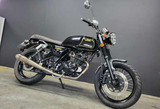 BlackSeven 125 retro voor A1/B rijbewijs