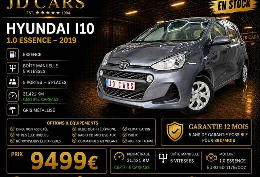 Hyundai I10 1.0 ESSENCE 31.000KM‼️GARANTIE 1 AN C ...