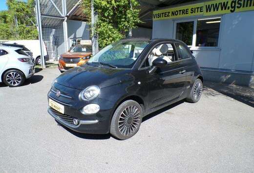 Fiat Cabriolet 1.2i 69cv noire 10/18 Airco Bluetooth