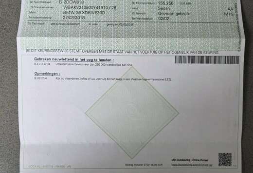BMW 3.0 dAS xDrive30 AdBlue (EU6c)