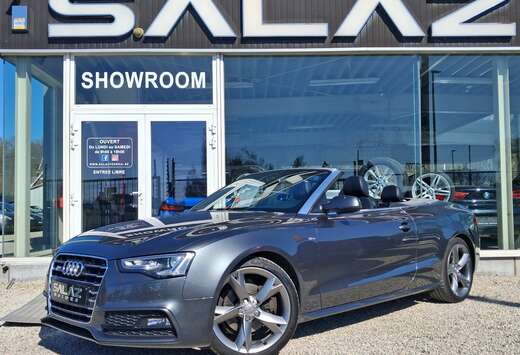 Audi A5 Cabriolet 2.0 TDi S line DPF/CUIR CHAUFF/NAVI