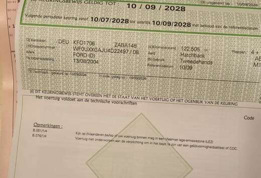 Ford 1.4 essence AUTOMATIQUE 122000km