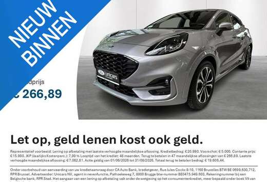 Ford 1.0i Ecoboost mHEV 114kW Aut. ST-Line AUTOMAAT
