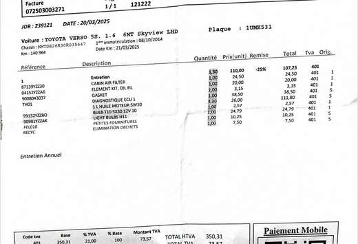 Toyota 1.6i Active 5pl.