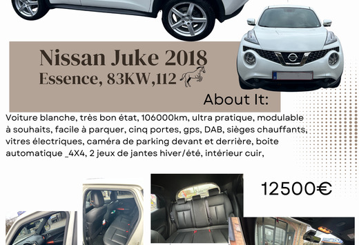 Nissan Juke 1.6i 2WD N-Connecta Xtronic
