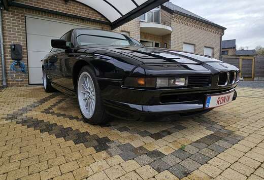 BMW BMW 850i V12 oldtimer zwart