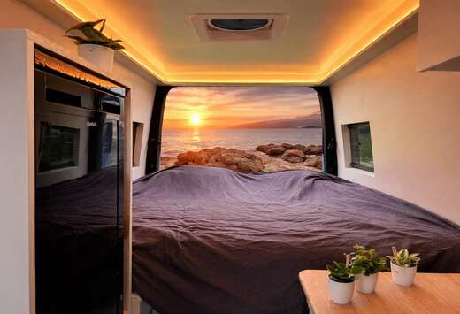 Volkswagen Vw crafter campervanoff-gridautomaatbed 16 ...
