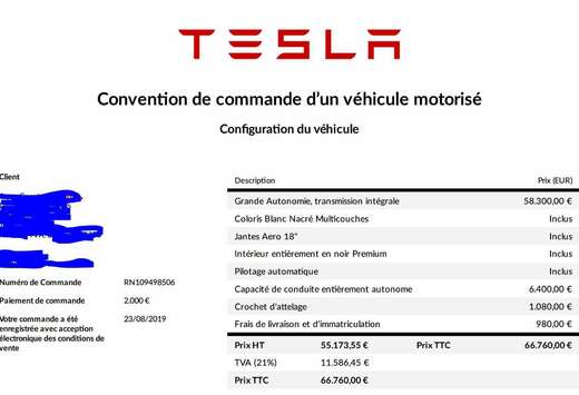 Tesla Model 3 75 kWh Long-Range Dual Motor