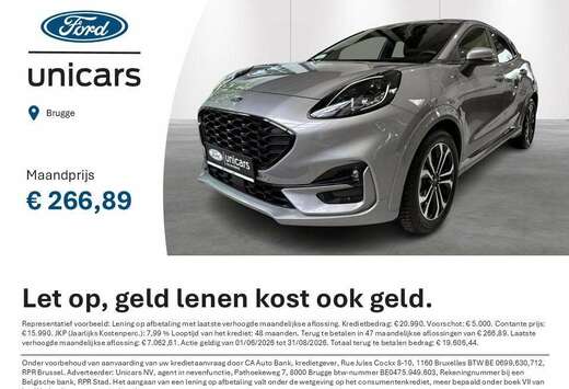 Ford 1.0i Ecoboost mHEV 114kW Aut. ST-Line AUTOMAAT