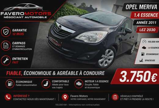 Opel Meriva 1.4i Cosmo ** GARANTIE 12 MOIS **