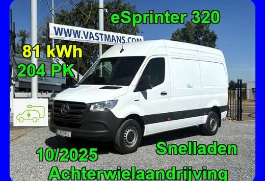 Mercedes-Benz 37.850€ + BTW /  eSprinter 320 81 kWh ...