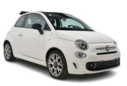 Fiat 500 CABRIOLET,HYBRIDE,CUIR,SERIE HEY GOOGLE