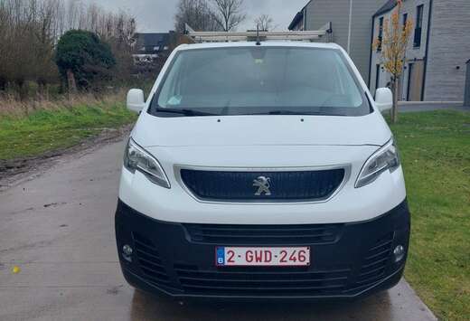 Peugeot BTW-wagen met Dakdrager en Inbouw-Kasten
