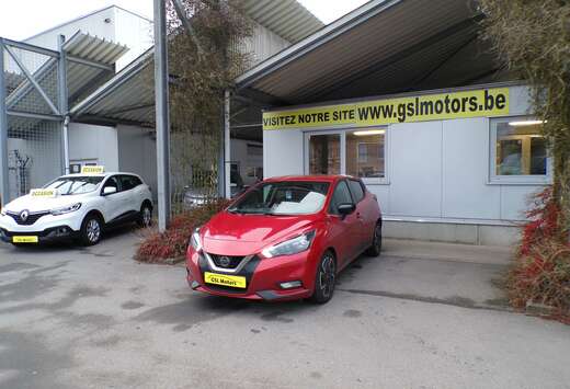 Nissan 1.0 IG-T 92cv rouge 09/21 36.692km Airco Bluet ...