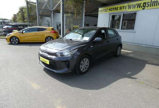 Kia 1.2i 85cv 07/17 Noir Métal 5 portes Airco/Radio