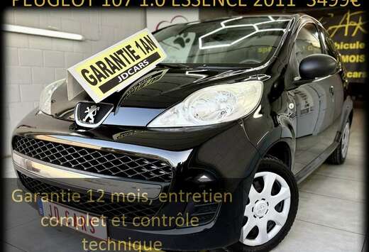 Peugeot 107 1.0 ESSENCE 5 PORTES GARANTIE 1 AN CTOK
