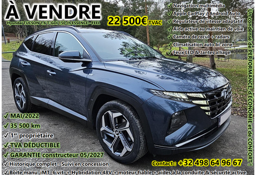 Hyundai Tucson 1.6 T-GDi 150ch ESSENCE Feel