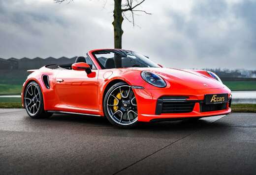 Porsche 911 TURBO S/ CABRIO / LAVA ORANGE / BURMESTER ...