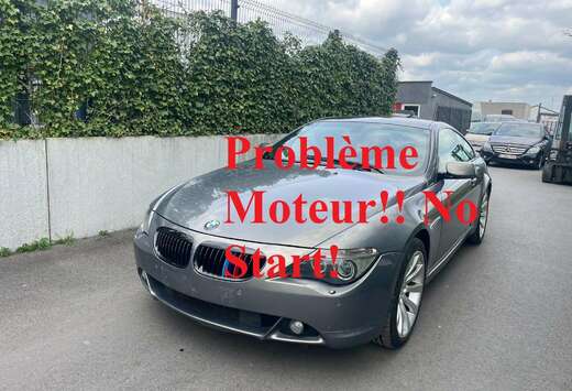 BMW 630i SMG Pack M No Start Prob Moteur