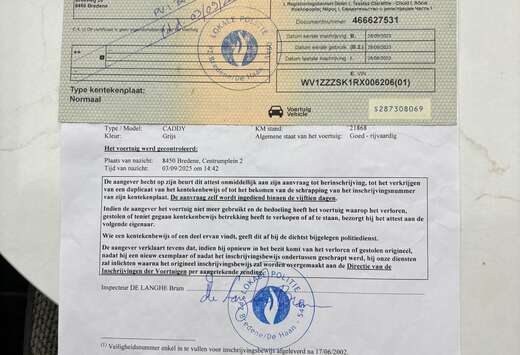 Volkswagen Caddy 1.9 TDI DPF DSG Cool Profi