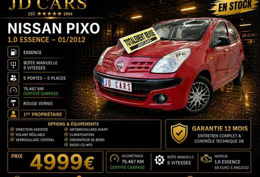 Nissan Pixo 1.0 ESSENCE 74MKM GARANTIE 1 AN CTOK