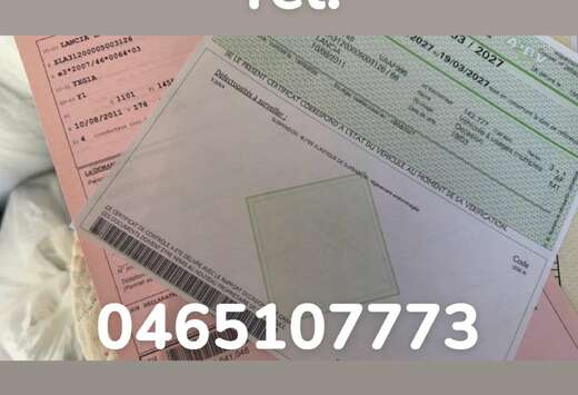 Lancia Pret A Immatriculer