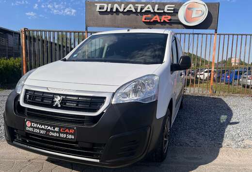Peugeot 1.6 BlueHDi L2H1 - TVAC - 3 places - clima -  ...