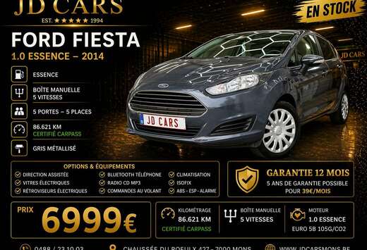 Ford Fiesta 1.0 ESSENCE GARANTIE 1AN CTOK