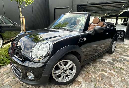 MINI Cabriolet 1.6i One, BRUIN LEDER, zeer mooi , Uni ...
