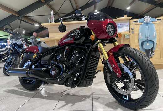 101 Scout Sunset Red Metallic with Graphics
