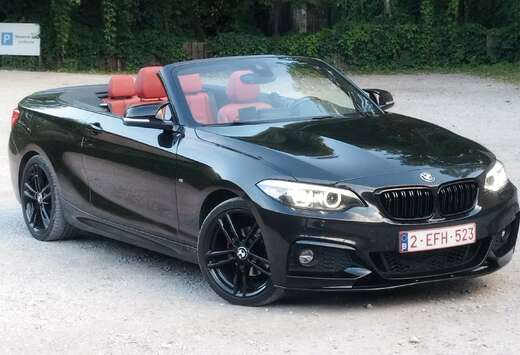 BMW Cabrio 218 d pack M Black Édition