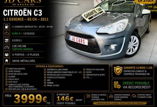 Citroen 1.1 ESSENCE GARANTIE 1 AN CTOK