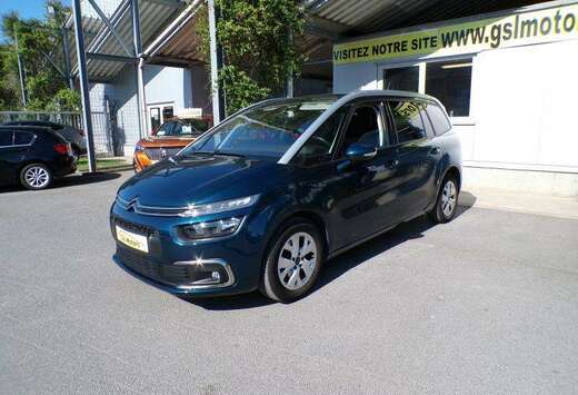 Citroen 1.5HDi 130cv 7pl vert 02/21 73629km Airco GPS
