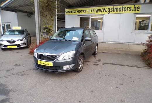 Skoda 1.2TDi 75cv gris break 02/11 87661km Airco Capt ...