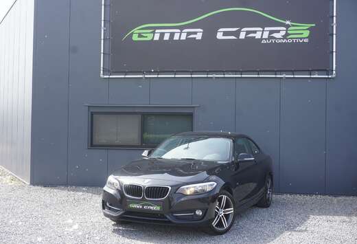 BMW Coupé 218 dA Sport Line Automaat-Navi-Leder-PDC- ...