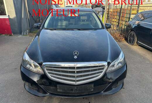 Mercedes-Benz E 200 BlueTEC Probleme moteur problem m ...