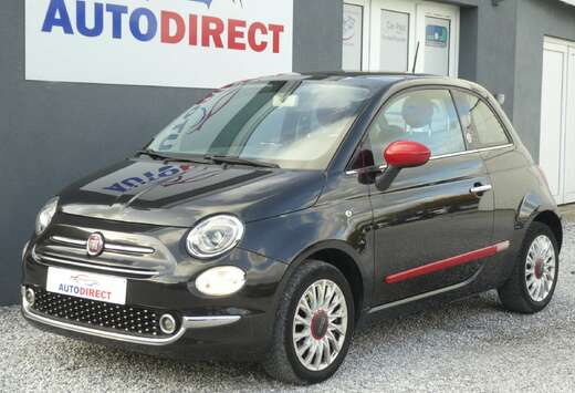 Fiat 1.2i Rosso Amore Airco, Pano **GARANTIE 1 JAAR**