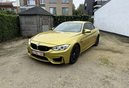 BMW M4 Cabrio 3.0 431hp automatic yellow pearl