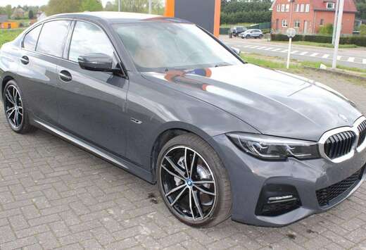 BMW 330eAS PHEV M-Sport Cuir Brun-Brown Leather