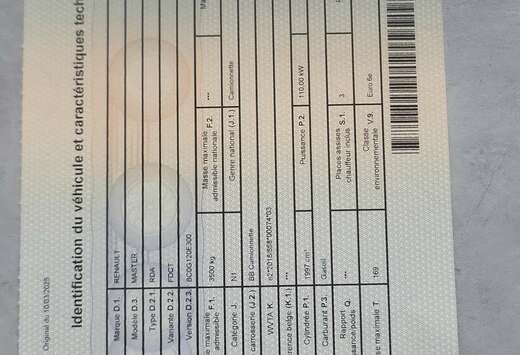 Renault 2.3 dCi 35 L3H2 En.Bl. Grd Confort(EU6d)