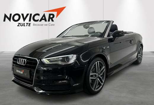 Audi Cabriolet 1.4 TFSi S Line - GPS + AIRCO + SENSOR ...