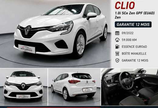 Renault Clio 1.0i SCe Zen GPF (EU6D) - 1 an de garant ...