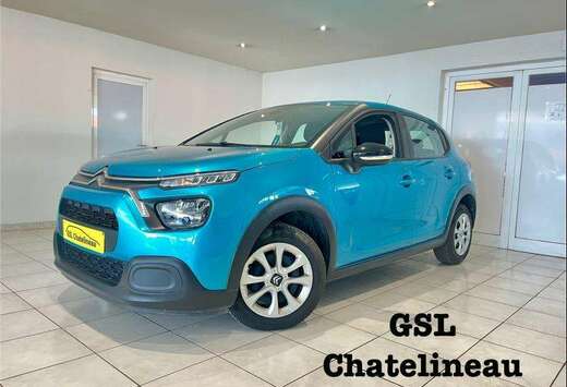 Citroen 1.2i 82cv Live 2021 Bleu 58053km Airco/Capteu ...