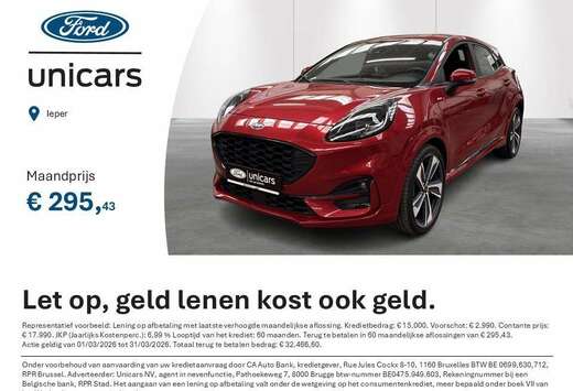 Ford 1.0i Ecoboost 92kW ST-Line X