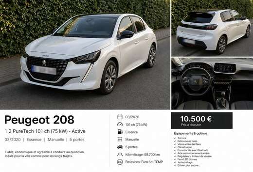 Peugeot 1.2i PureTech Active (EU6.3)