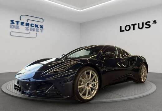 Lotus V6 - MERIDIAN BLUE - BLACK NAPPA LEATHER