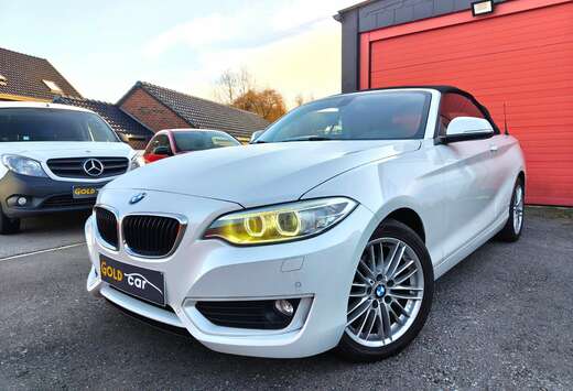 BMW Cabriolet 218d *TVA*LED*BI XENON*CUIR*NAVIGATION*