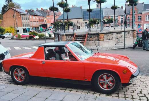 Porsche Rouge phenix-injection d\'origine-apparence g ...