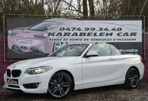 BMW 218d Luxury CAB BOITE AUT NAV SENS AV/AR 34.117KM