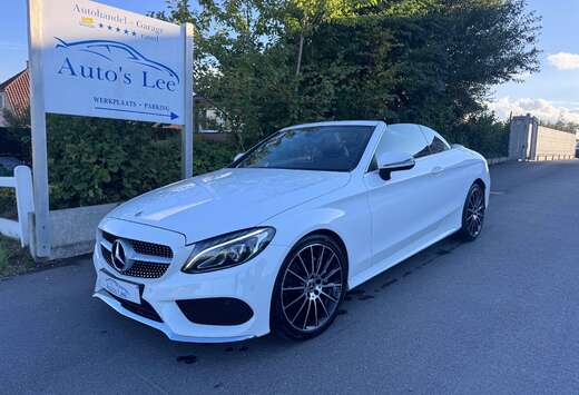 Mercedes-Benz Cabriolet AMG Line nieuwstaat donkerbla ...